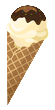 Schokoladen-Vanille-Eis