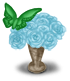Vase mit Rosen-Tanzspur