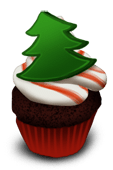 Weihnachts Cupcake