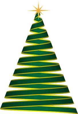 Moderner Weihnachtsbaum