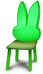 Kaninchen-Stuhl