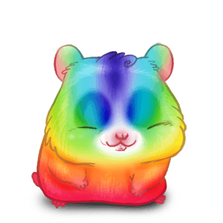Adoptiere einen Hamster Regenbogen