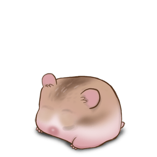 Adoptiere einen Hamster Pastellblau