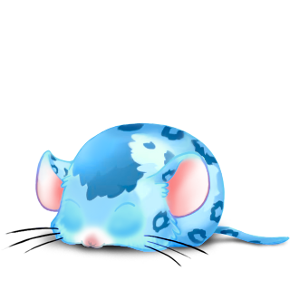 Adoptiere einen Maus Leopardenblau