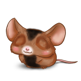 Adoptiere einen Maus Goldbeige