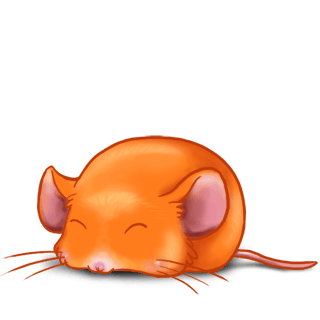 Adoptiere einen Maus Beige Brown