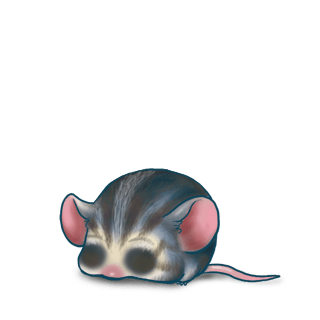 Adoptiere einen Maus Blaues Grau