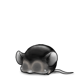 Adoptiere einen Maus Schwarz und weiß