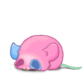 Adoptiere einen Maus Rosa Plüsch