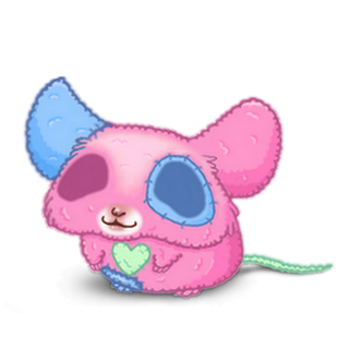 Adoptiere einen Maus Rosa Plüsch
